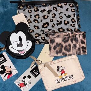 Primark Disney Mickey Mouse Kids Bag Set - Black, White, Cream